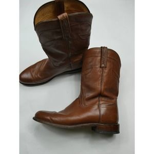 men's Lucchese Sunset Roper boots, size 10.5 regular width. Beautiful color